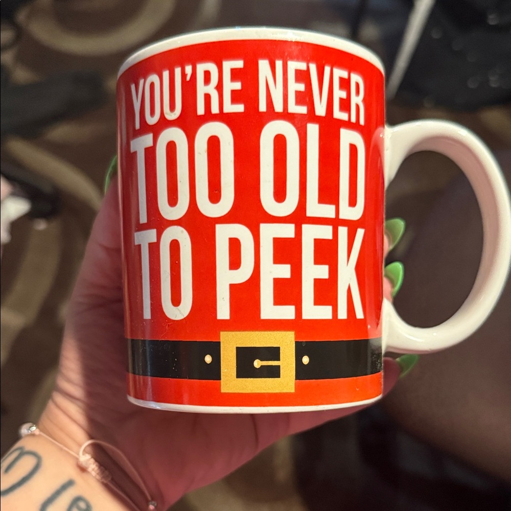 Festive Red Santa Mug